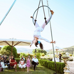 Danza Aerea Aperitivo matrimonio, intrattenimento